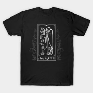 Dark Witchy Tarot "Halloween Hermit" T-Shirt